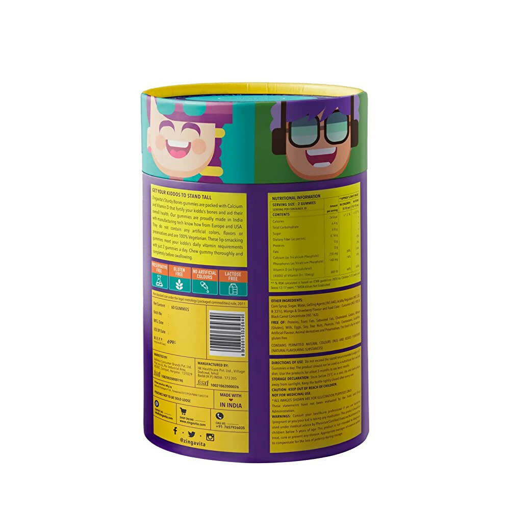 Zingavita Calcium+ Vitamin D Gummies for Kids - Distacart