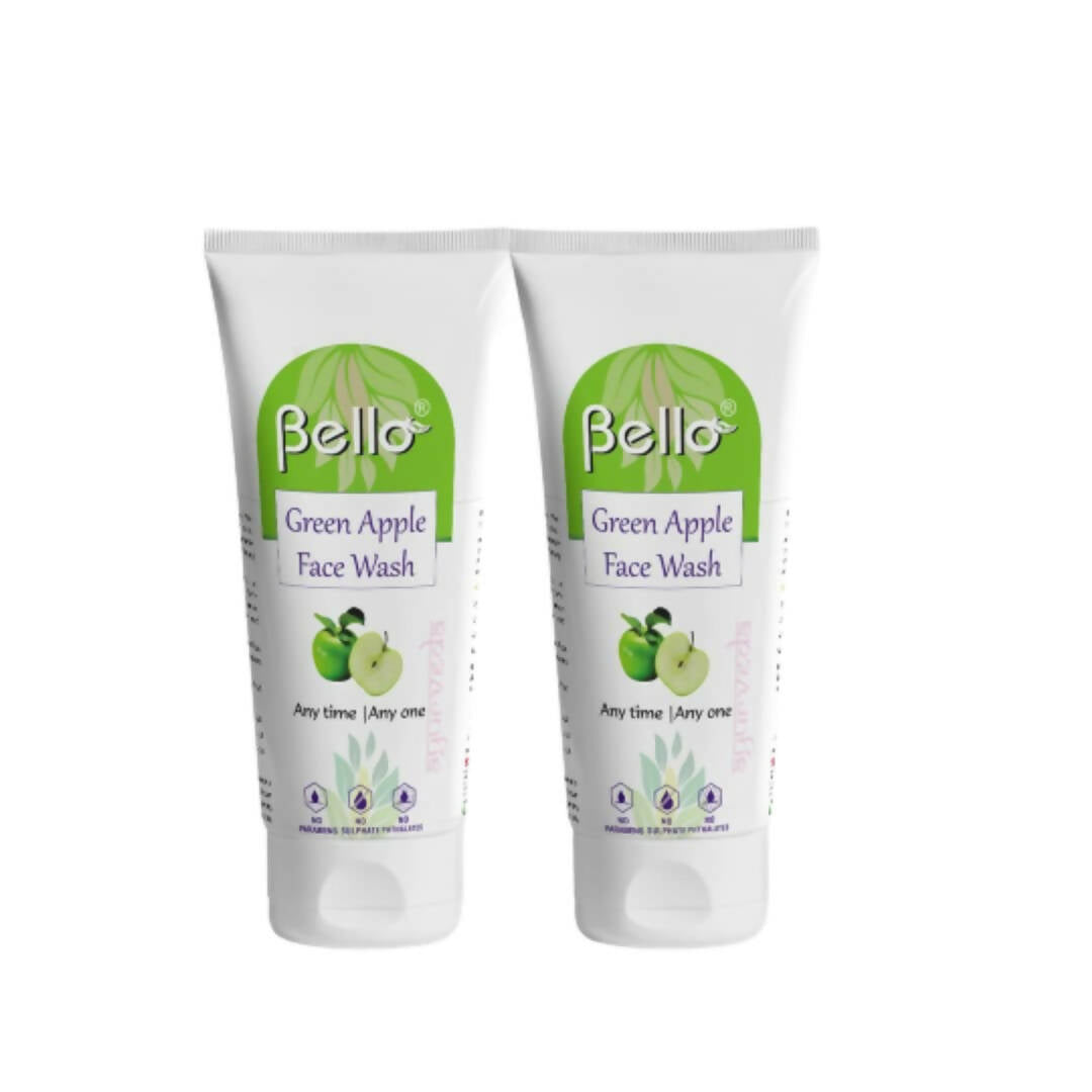 Bello Herbals Green Apple Face wash - Distacart