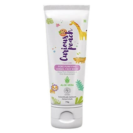 Curious Peach Pore Purifying Herbal Face Wash - Distacart