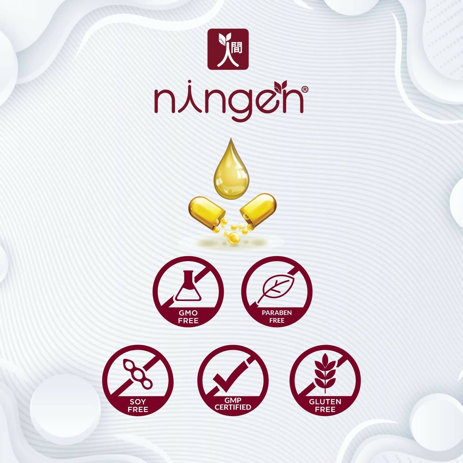 Ningen Almond Oil Capsules - Distacart