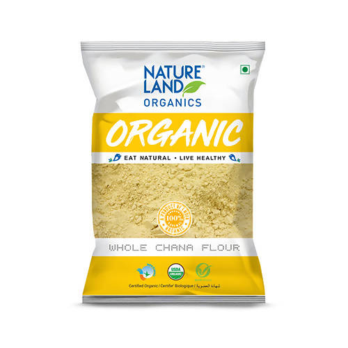 Nature Land Organics Whole Chana Flour - Distacart