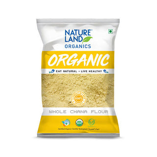 Nature Land Organics Whole Chana Flour - Distacart