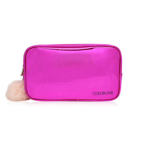 Colorbar Pouch Pom Pom Travel Kit - Mystic Magenta - Distacart
