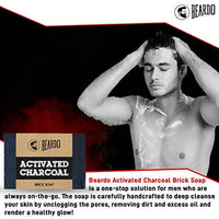 Thumbnail for Beardo Activated Charcoal Brick Soap - Distacart