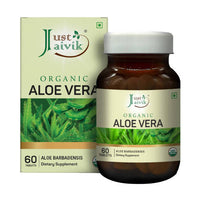 Thumbnail for Just Jaivik Organic Aloe Vera Tablets