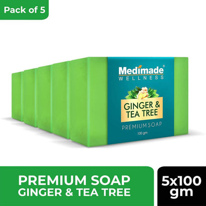 Medimade Wellness Ginger & Tea Tree Premium Soap