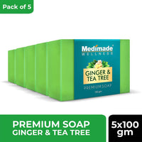 Thumbnail for Medimade Wellness Ginger & Tea Tree Premium Soap