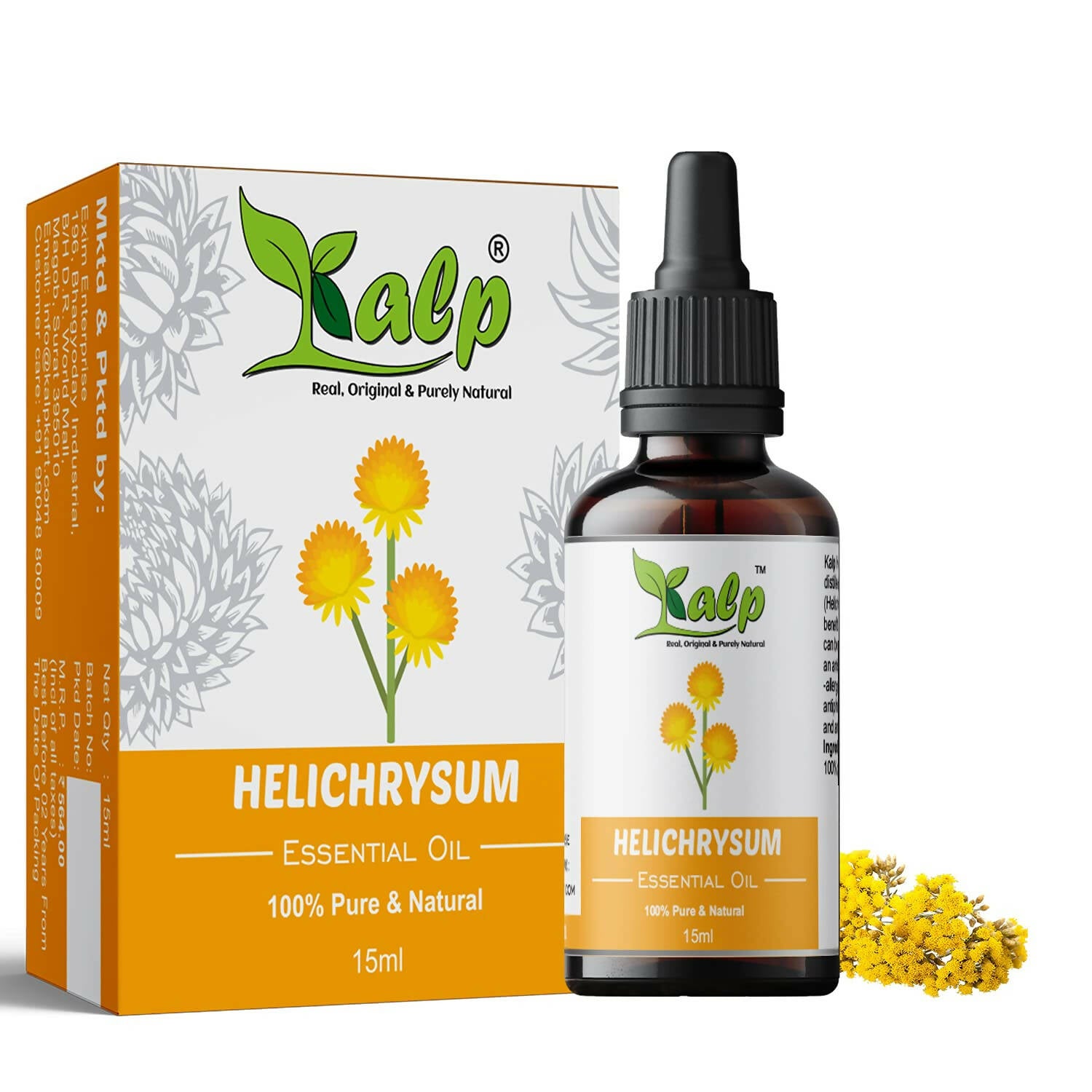Kalp Helichrysum Essential Oil - Distacart