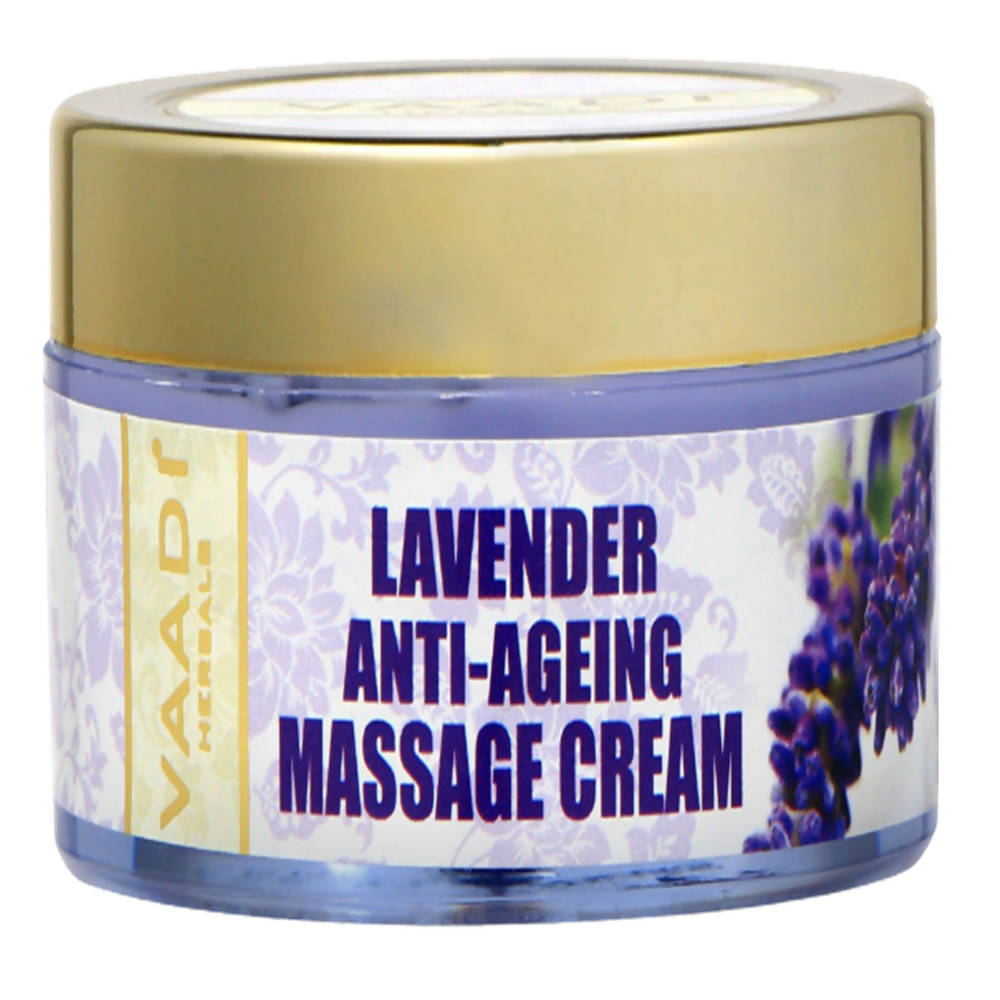 Vaadi Herbals Lavender Anti Ageing Massage Cream - Distacart