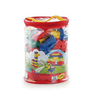 Peacock Learning & Educational Building Interlocking Blocks Set For Kids - 75 Pcs - Distacart