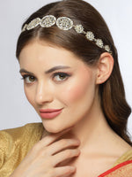 Thumbnail for NVR Women's Gold-Plated Traditional Trending Matha Patti - Distacart