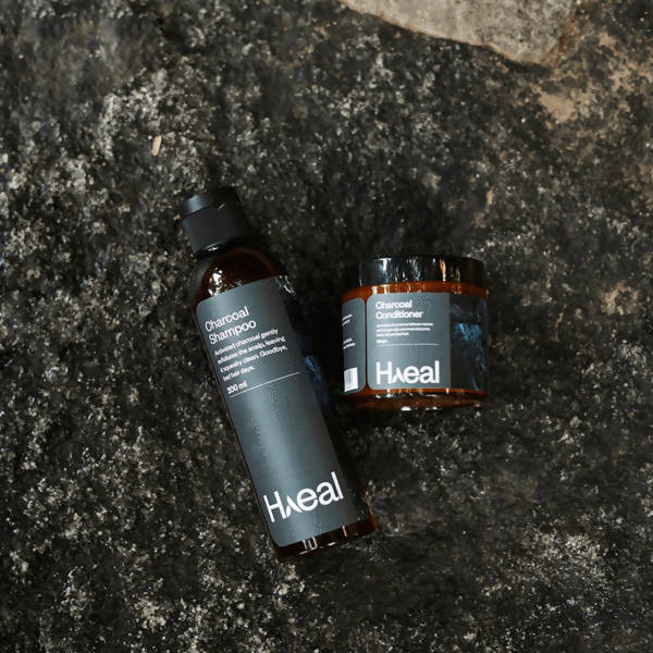 Haeal Charcoal Shampoo + Conditioner Combo