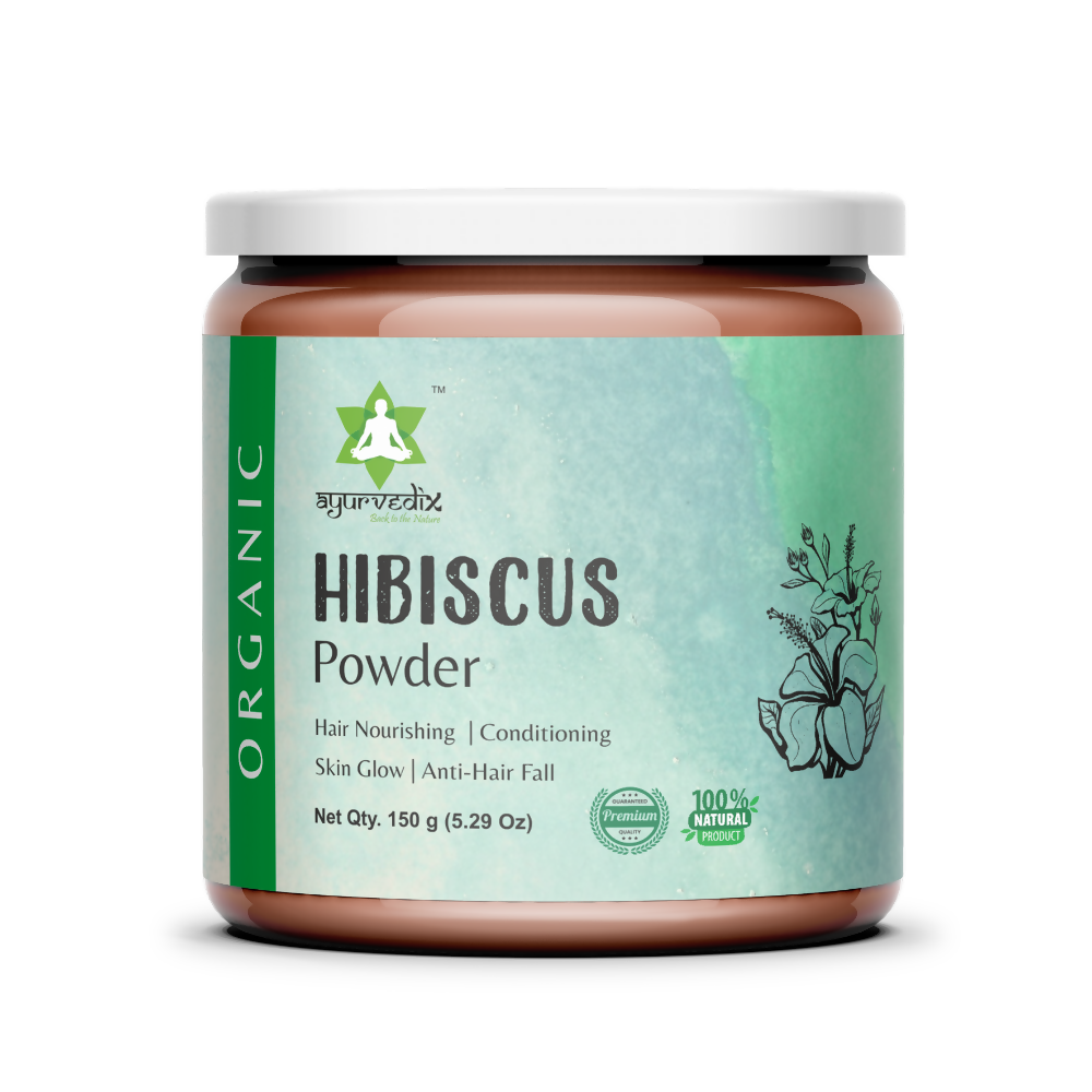 Ayurvedix Organic Hibiscus Flower Powder - Distacart