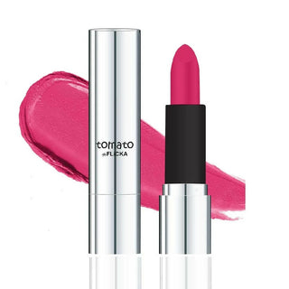 FLiCKA Tomato Matte Finish Lipstick Shade 17 - Pink - Distacart