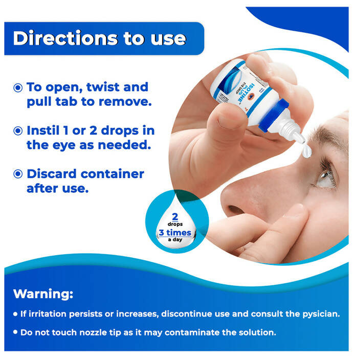 Isotine Plus Eye Drops - Distacart