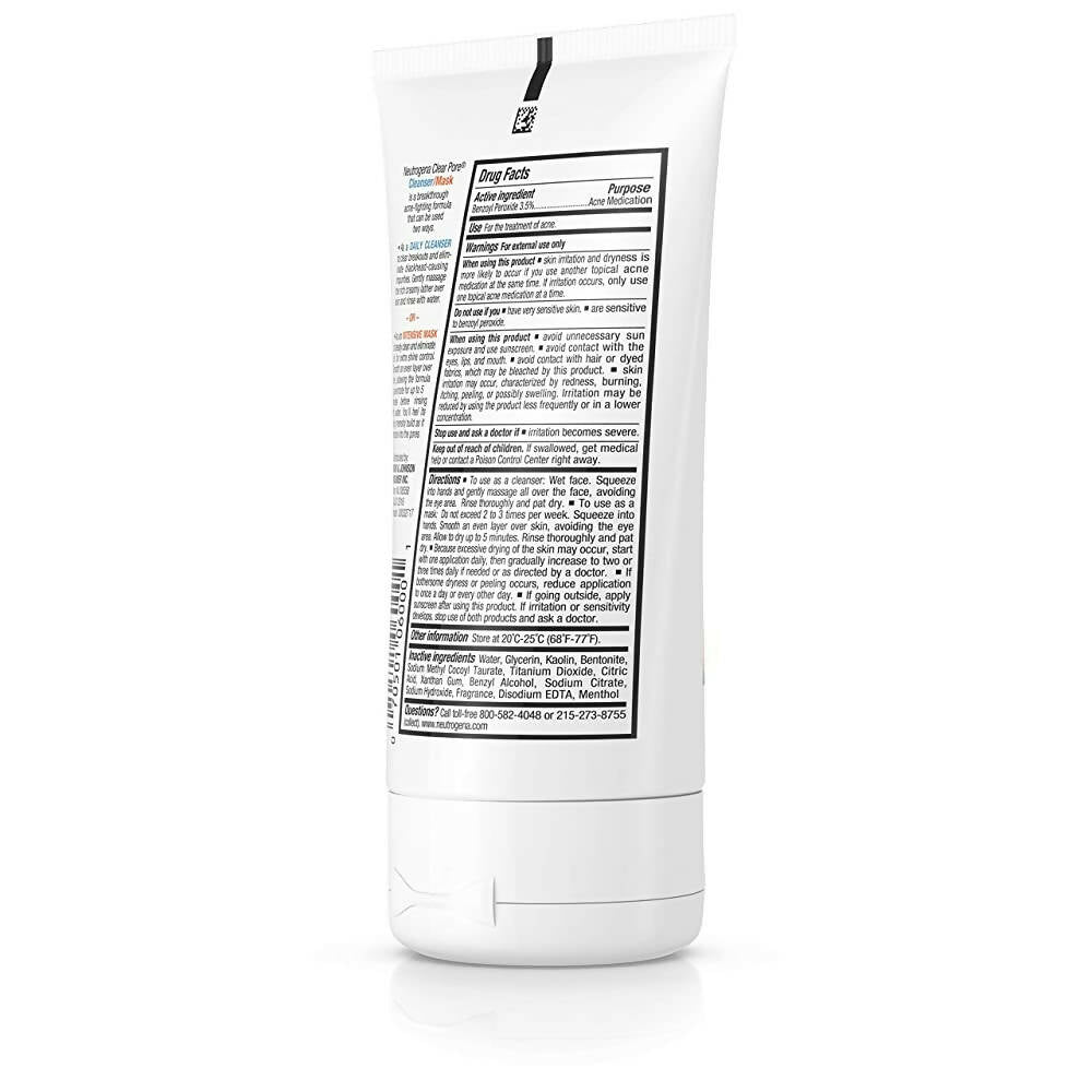 Neutrogena Clear Pore Cleanser Mask - Distacart