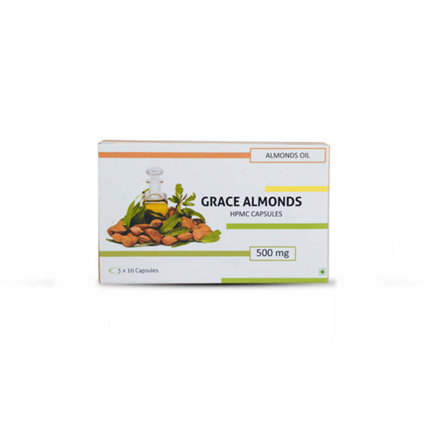 Nutra Grace Almond Oil Capsules - Distacart