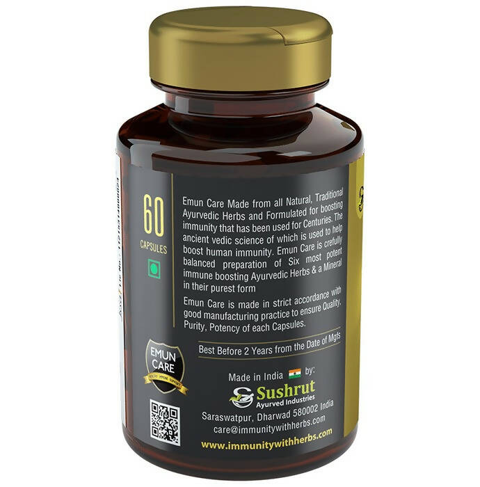 Sushrut Ayurved Emun Care Veg Capsules - Distacart