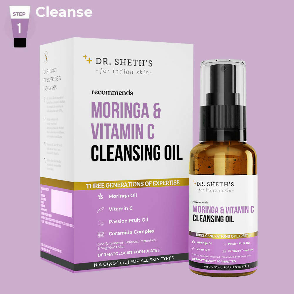 Dr. Sheth's Moringa & Vitamin C Cleansing Oil - Distacart