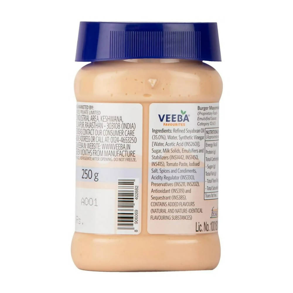Veeba Burger Mayonnaise