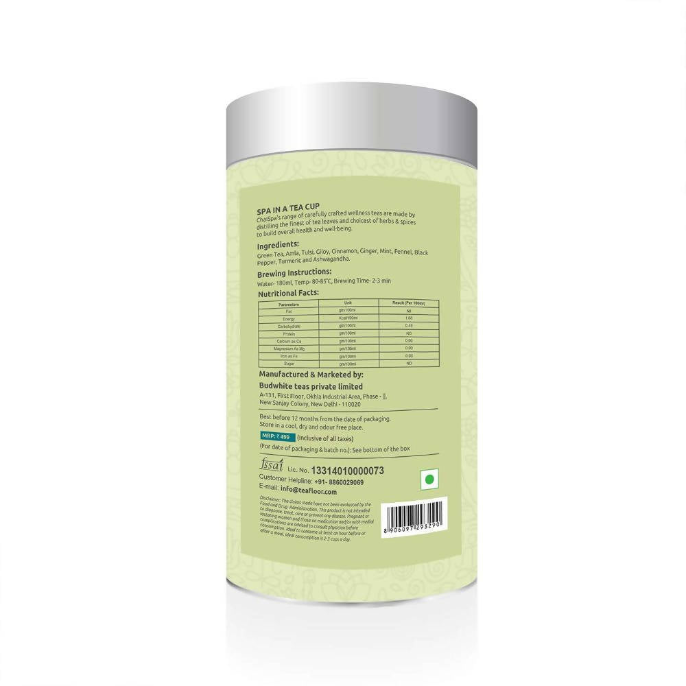 Chai Spa Immunity Booster Green Tea - Distacart