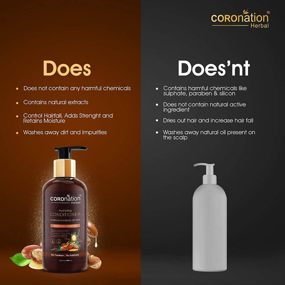 Coronation Herbal Moroccan Argan Oil Hair Conditioner - Distacart