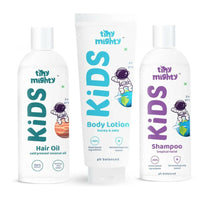 Thumbnail for Tiny Mighty Kids Shampoo, Body Lotion And Oil Combo - Distacart