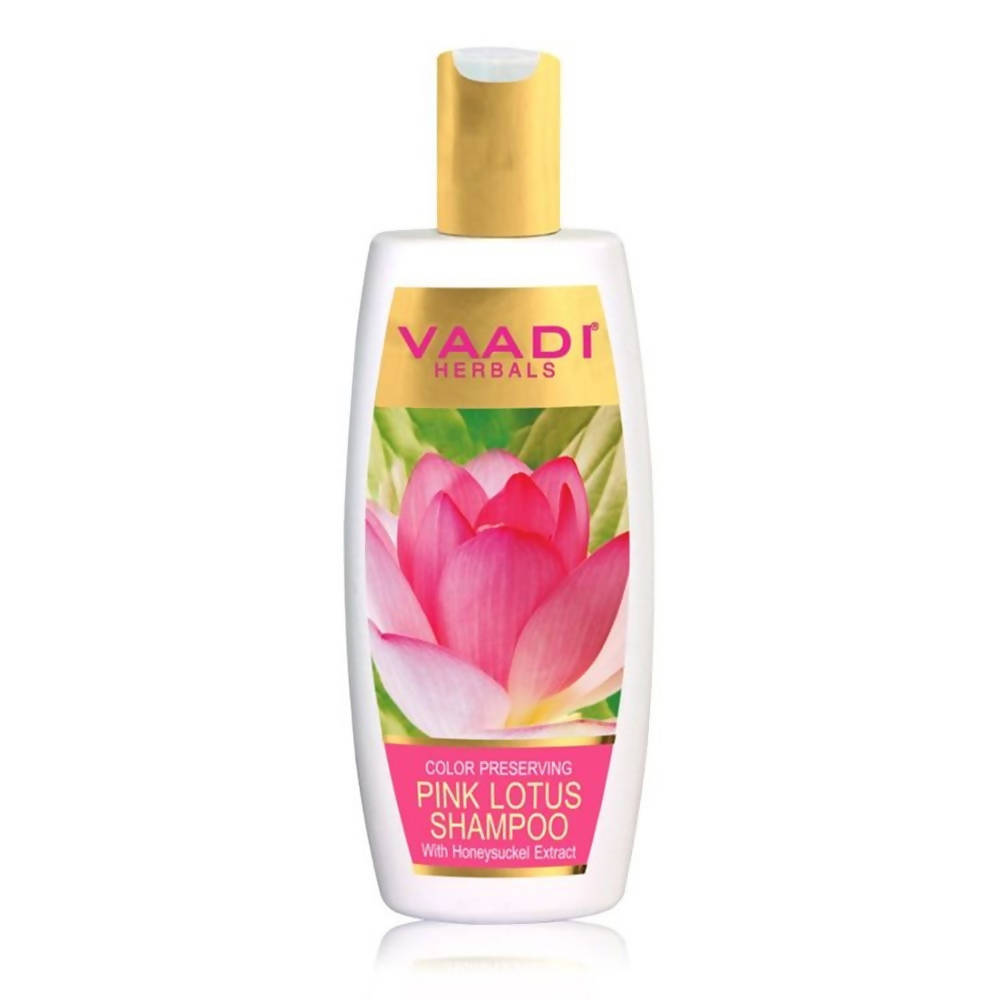 Vaadi Herbals Pink Lotus Shampoo With Honeysuckle Extract - Distacart