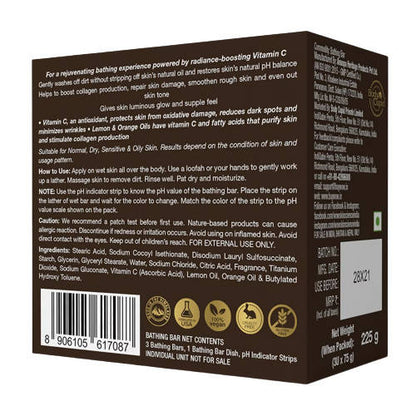 Wow Skin Science Brightening Vitamin C Bathing Bar - Distacart