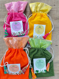 Thumbnail for Shuddh Natural Ubtan based Herbal Gulal | Ayurvedic Thandai Powder |Floral Tisane |Natural Honey | Holi Gift Hamper - Distacart