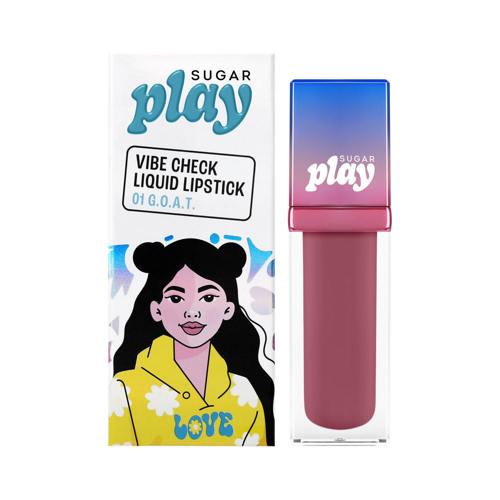Sugar Play Vibe Check Liquid Lipstick - 01 G.O.A.T - Distacart