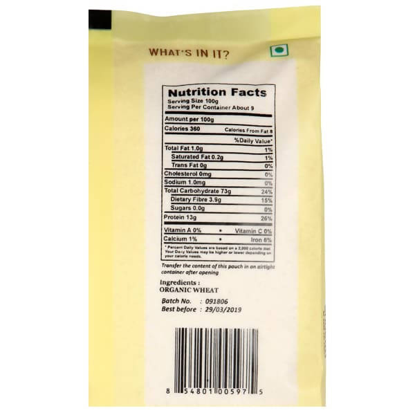 Organic Shastra Fine Semolina (Rava Suji) - Distacart