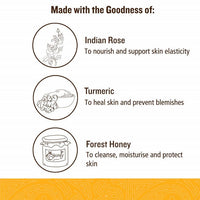 Thumbnail for Soultree Indian Rose Face Wash With Turmeric & Honey Ingredients
