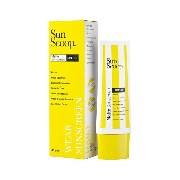 Sun Scoop Matte Sunscreen SPF 60 - Distacart