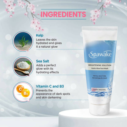Spawake Brightening Solution Hydro Glow Face Wash - Distacart