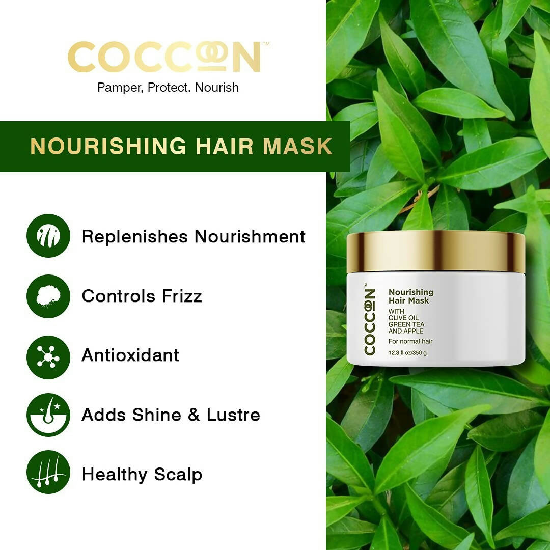 Coccoon Nourishing Hair Mask With Olive Oil, Green Tea & Green Apple - Distacart