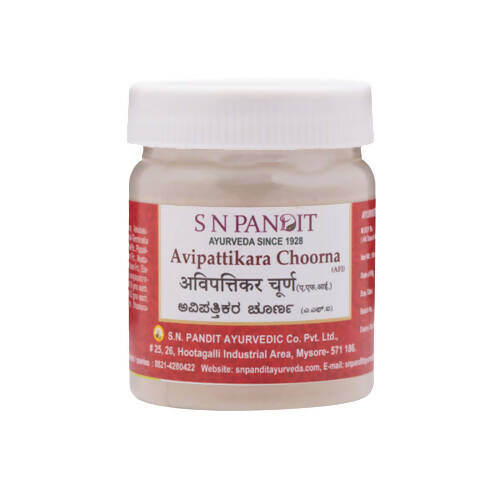 S N Pandit Ayurveda Avipattikara Choorna - Distacart