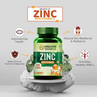 Thumbnail for Zinc With Vitamin C Tablets: 120 Tablets