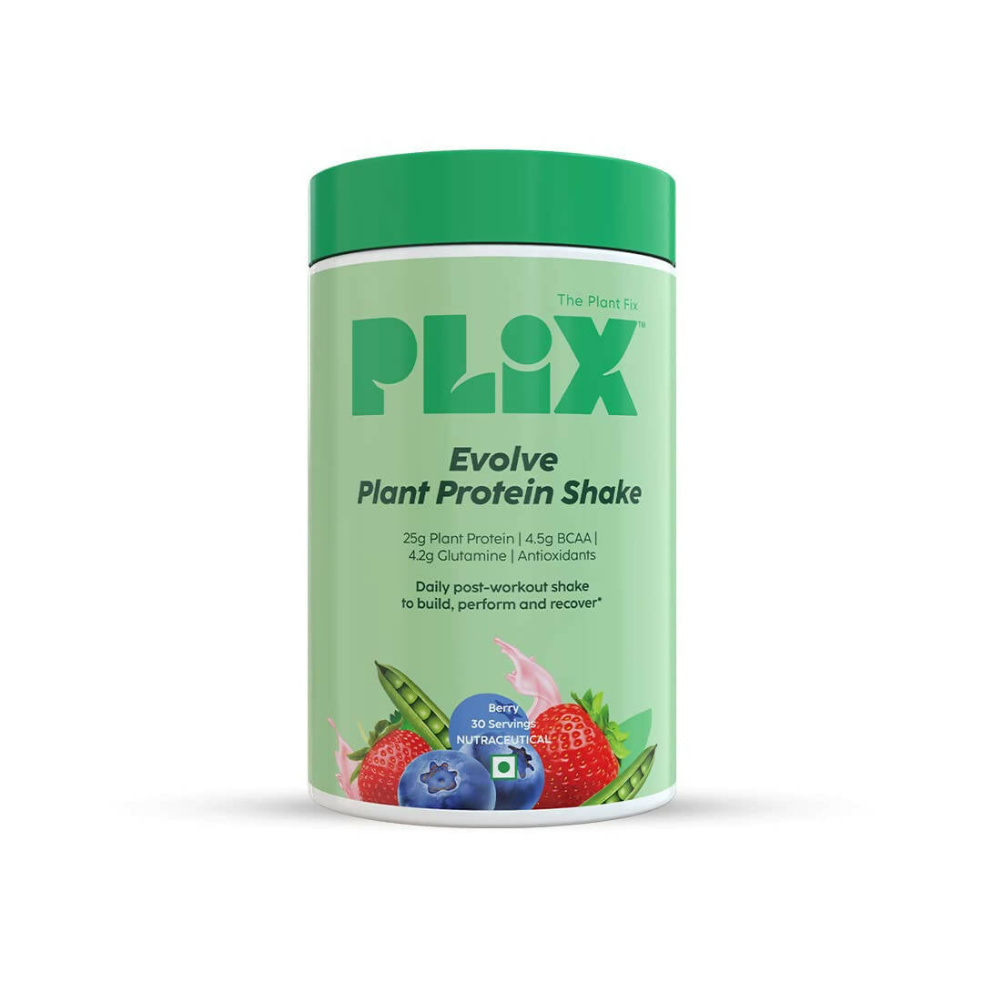 PLIX The Plant Fix Evolve Plant Protein Shake Powder - Mixed Berry - Distacart