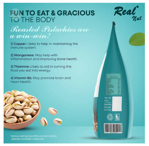 Real Nut Roasted & Salted Pistachios - Distacart