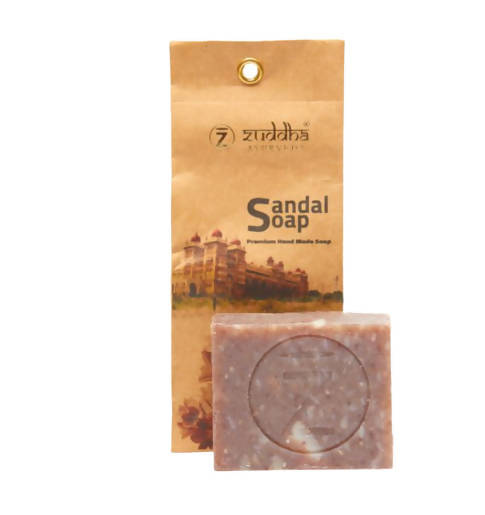 Zuddha Ayurveda Premium Handmade Sandal Soap - Distacart
