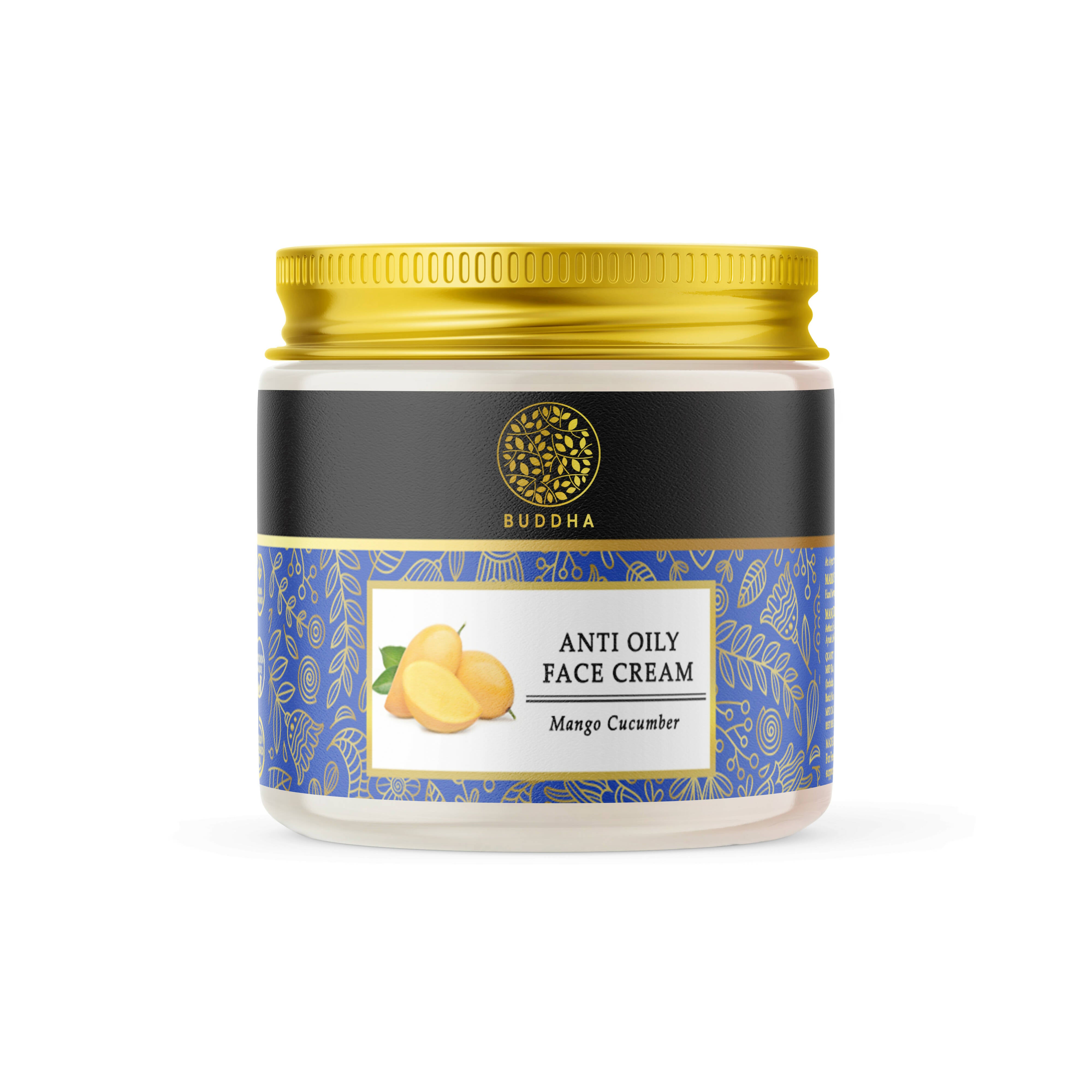 Buddha Natural Anti Oily Face Cream - For Clear and Radiant Oil Free Skin - Distacart