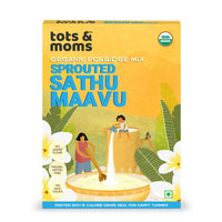 Thumbnail for Tots and Moms Organic Sprouted Sathu Mavu Porridge Mix - Distacart