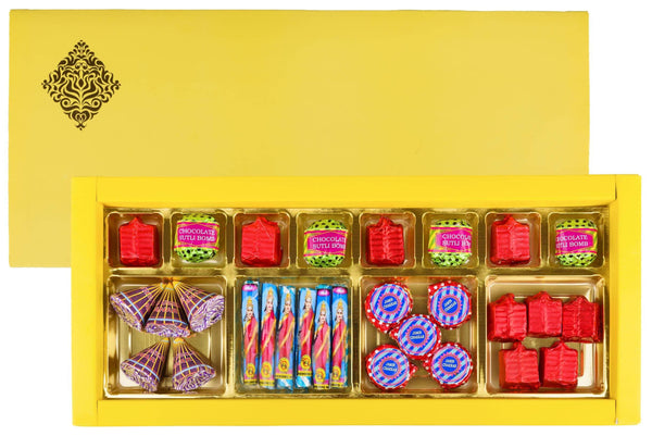 Deesha Sugar free Yellow Sapphire Crackers Chocolates