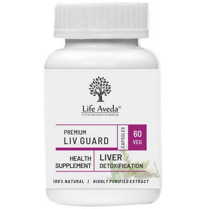 Life Aveda Premium Liv Guard Veg Capsules - Distacart