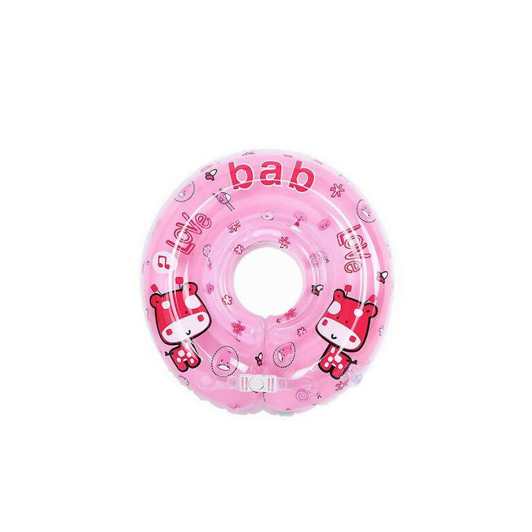 Safe-O-Kid Inflatable Swimming Floating Tube for kids- Pink - Distacart