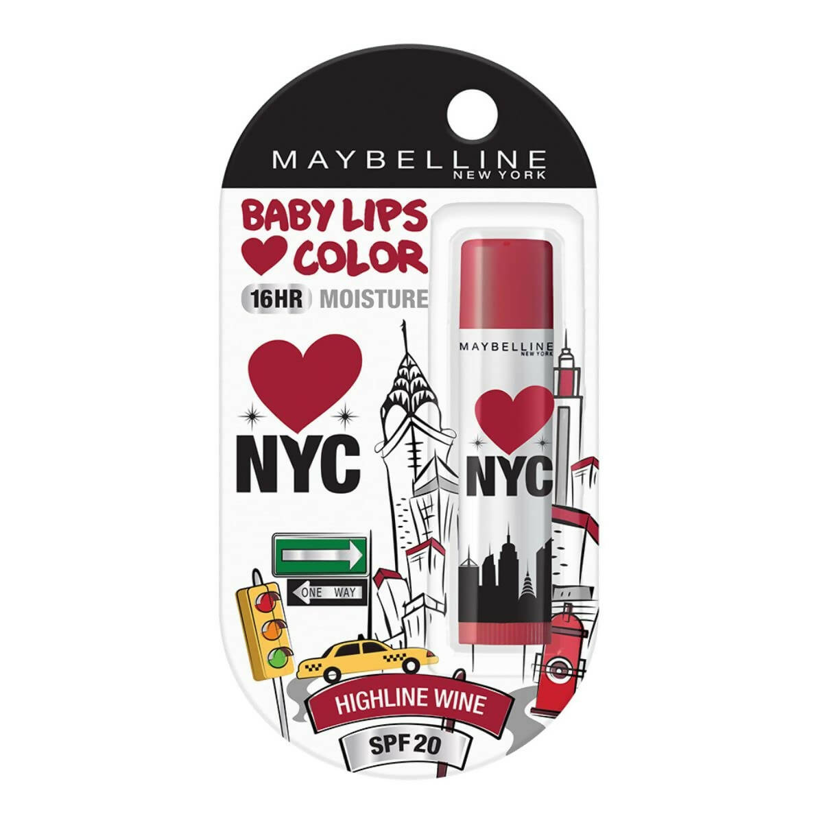 Maybelline New York Baby NYC Lip Balm - Highline Wine - Distacart