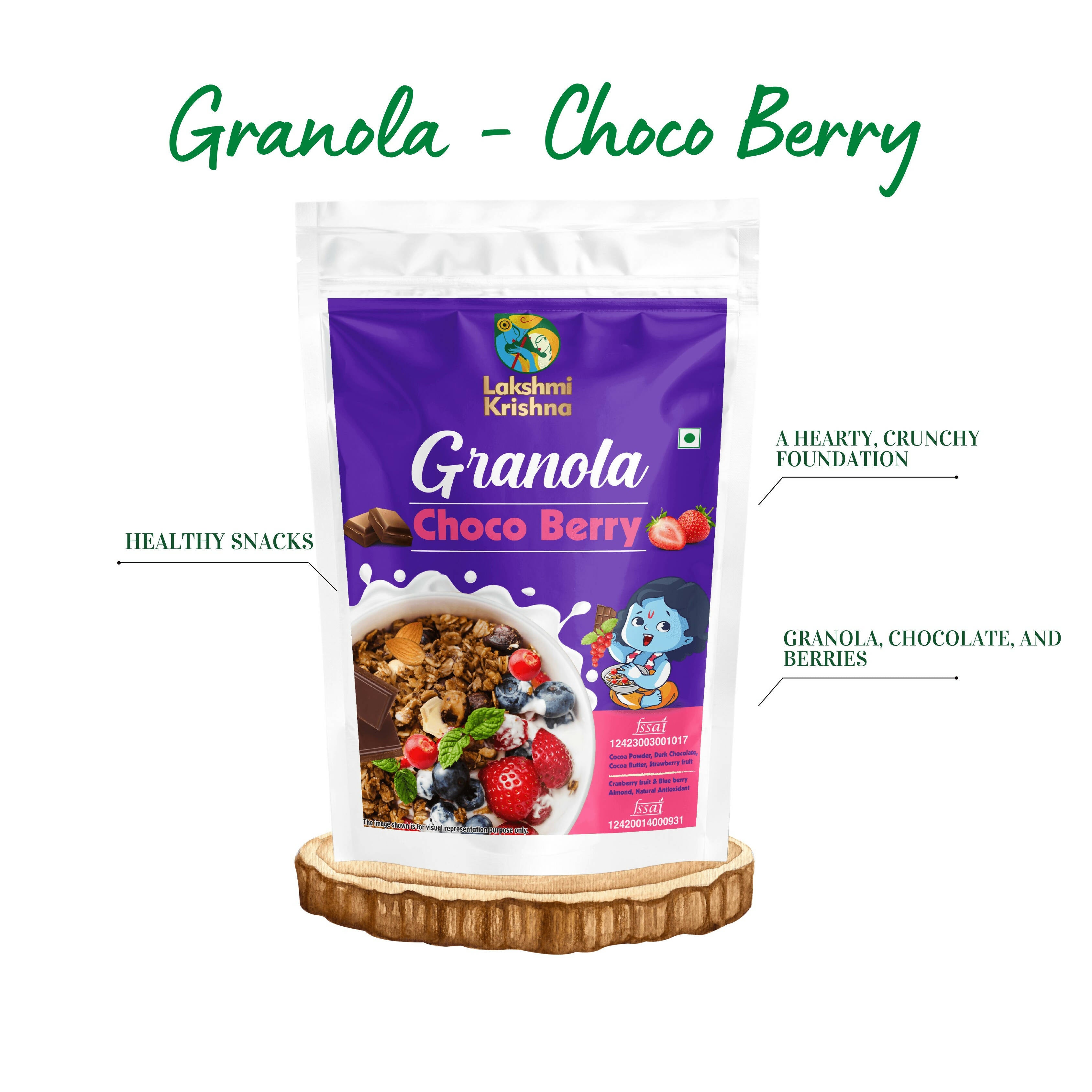 Lakshmi Krishna Granola - Choco Berry - Distacart