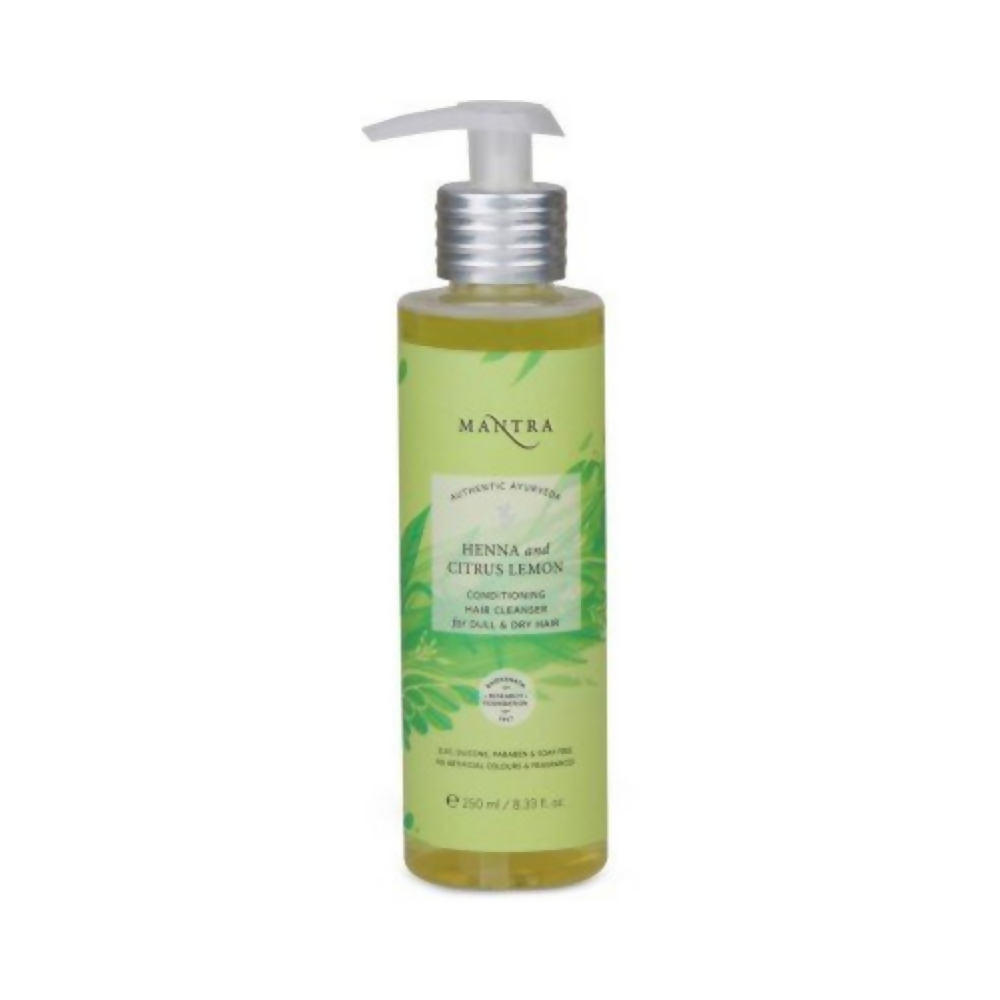 Mantra Herbal Henna and Citrus Lemon Conditioning Hair Cleanser For Dull & Dry Hair - Distacart