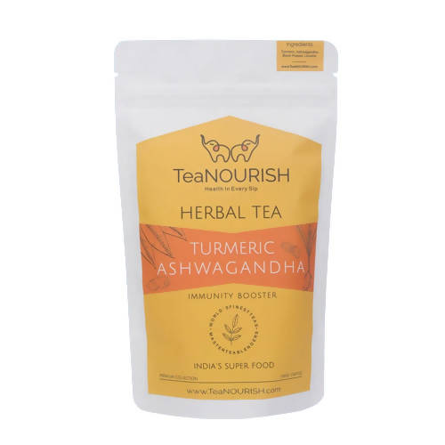TeaNourish Turmeric Ashwagandha Herbal Tea - Distacart